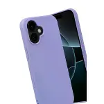 İphone 17 Nano İçi Kadife Silikon - Lila-3