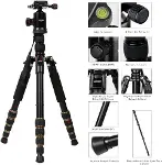 Profesyonel Tripod, 149 cm, 13 Kg Taşıma Kapasiteli, 360° Bilye Başlıklı, Hızlı Bırakma Plakalı, Tel-4