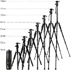 Profesyonel Tripod, 149 cm, 13 Kg Taşıma Kapasiteli, 360° Bilye Başlıklı, Hızlı Bırakma Plakalı, Tel-5
