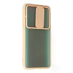 Xiaomi Redmi Note 8 Pro Kılıf Palm Buzlu Kamera Sürgülü Silikon - Pembe-3