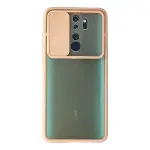 Xiaomi Redmi Note 8 Pro Kılıf Palm Buzlu Kamera Sürgülü Silikon - Pembe-1