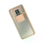 Xiaomi Redmi Note 9 Pro Kılıf Palm Buzlu Kamera Sürgülü Silikon - Pembe-2