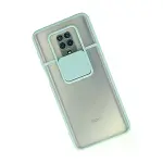 Xiaomi Redmi Note 9 Pro Kılıf Palm Buzlu Kamera Sürgülü Silikon - Turkuaz-2