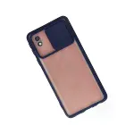 Samsung Galaxy A01 Core Kılıf Palm Buzlu Kamera Sürgülü Silikon - Lacivert-2
