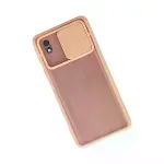 Samsung Galaxy A01 Core Kılıf Palm Buzlu Kamera Sürgülü Silikon - Pembe-2