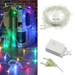10 Metre 100 Ledli 8 Fonksiyonlu Karışık Renkli RGB Led Lamba-2