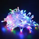 10 Metre 100 Ledli 8 Fonksiyonlu Karışık Renkli RGB Led Lamba-4