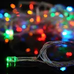 10 Metre 100 Ledli 8 Fonksiyonlu Karışık Renkli RGB Led Lamba-5