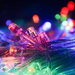 10 Metre 100 Ledli 8 Fonksiyonlu Karışık Renkli RGB Led Lamba-1