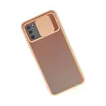 Samsung Galaxy A02s Kılıf Palm Buzlu Kamera Sürgülü Silikon - Pembe-2