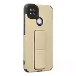 Xiaomi Redmi 9c Kılıf Mega Standlı Silikon - Gold-2