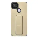 Xiaomi Redmi 9c Kılıf Mega Standlı Silikon - Gold-1