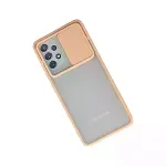 Samsung Galaxy A52 Kılıf Palm Buzlu Kamera Sürgülü Silikon - Pembe-2