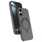 İphone 16 Plus Regal Magsafe Standlı Kapak - Titan Gri-1