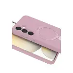 Samsung Galaxy A35 5g Regal Magsafe Standlı Kapak - Açık Pembe-5