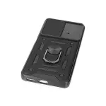 Xiaomi Poco X4 Pro 5g Kılıf Pars Lens Yüzüklü Silikon - Siyah-5