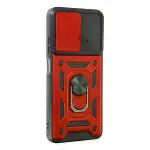 Xiaomi Poco X4 Pro 5g Kılıf Pars Lens Yüzüklü Silikon - Kırmızı-2