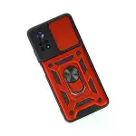 Xiaomi Poco X4 Pro 5g Kılıf Pars Lens Yüzüklü Silikon - Kırmızı-3