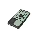 Xiaomi Poco X4 Pro 5g Kılıf Pars Lens Yüzüklü Silikon - Yeşil-5