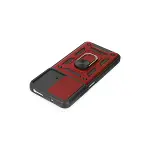 Xiaomi Poco M4 Pro 4g Kılıf Pars Lens Yüzüklü Silikon - Kırmızı-4