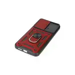 Xiaomi Poco M4 Pro 4g Kılıf Pars Lens Yüzüklü Silikon - Kırmızı-5