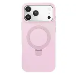 İphone 17 Pro Max Regal Magsafe Standlı Kapak - Açık Pembe-2