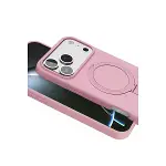 İphone 17 Pro Max Regal Magsafe Standlı Kapak - Açık Pembe-5