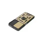 Xiaomi Poco M4 Pro 4g Kılıf Pars Lens Yüzüklü Silikon - Gold-4