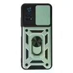Xiaomi Poco M4 Pro 4g Kılıf Pars Lens Yüzüklü Silikon - Yeşil-1
