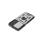 Xiaomi Poco M4 Pro 4g Kılıf Pars Lens Yüzüklü Silikon - Gümüş-4