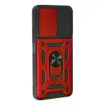 Xiaomi Poco X3 Gt Kılıf Pars Lens Yüzüklü Silikon - Kırmızı-2