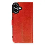 İphone 16 Kılıf Trend S Plus Kapaklı Kılıf - Kırmızı-1