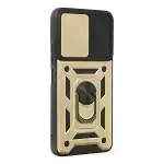 Xiaomi Poco X3 Gt Kılıf Pars Lens Yüzüklü Silikon - Gold-2