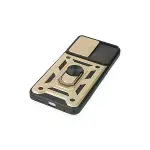 Xiaomi Poco X3 Gt Kılıf Pars Lens Yüzüklü Silikon - Gold-5