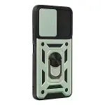 Xiaomi Poco X3 Gt Kılıf Pars Lens Yüzüklü Silikon - Yeşil-2