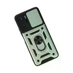 Xiaomi Poco X3 Gt Kılıf Pars Lens Yüzüklü Silikon - Yeşil-3