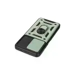 Xiaomi Poco X3 Gt Kılıf Pars Lens Yüzüklü Silikon - Yeşil-4