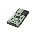 Xiaomi Poco X3 Gt Kılıf Pars Lens Yüzüklü Silikon - Yeşil-5
