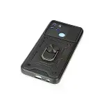 Realme C25y Kılıf Pars Lens Yüzüklü Silikon - Siyah-5
