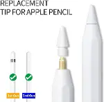 Apple Pencil Uyumlu Silikon Yedek Uç, 1. Nesil / 2. Nesil/Pro/USB-C için, iPad Pro/Air/Mini Uyumlu (-2