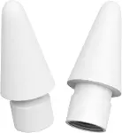 Apple Pencil Uyumlu Silikon Yedek Uç, 1. Nesil / 2. Nesil/Pro/USB-C için, iPad Pro/Air/Mini Uyumlu (-1