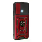 Realme C25y Kılıf Pars Lens Yüzüklü Silikon - Kırmızı-2
