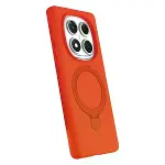 Xiaomi Redmi Note 14 Pro 5g Regal Magsafe Standlı Kapak - Turuncu-3