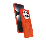 Xiaomi Redmi Note 14 Pro 5g Regal Magsafe Standlı Kapak - Turuncu-1