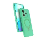 Xiaomi Redmi Note 14 4g Regal Magsafe Standlı Kapak - Yeşil-1