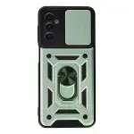 Samsung Galaxy A04s Kılıf Pars Lens Yüzüklü Silikon - Yeşil-1