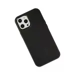 İphone 12 Pro Max Kılıf Asya Deri Silikon - Siyah-3