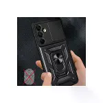 Samsung Galaxy A26 Kılıf Pars Lens Yüzüklü Silikon - Yeşil-3