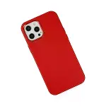 İphone 12 Pro Max Kılıf Asya Deri Silikon - Kırmızı-3