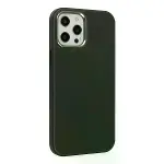 İphone 12 Pro Max Kılıf Asya Deri Silikon - Koyu Yeşil-2